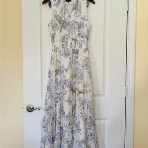 1. State Blue and Yellow Floral Maxi Dress